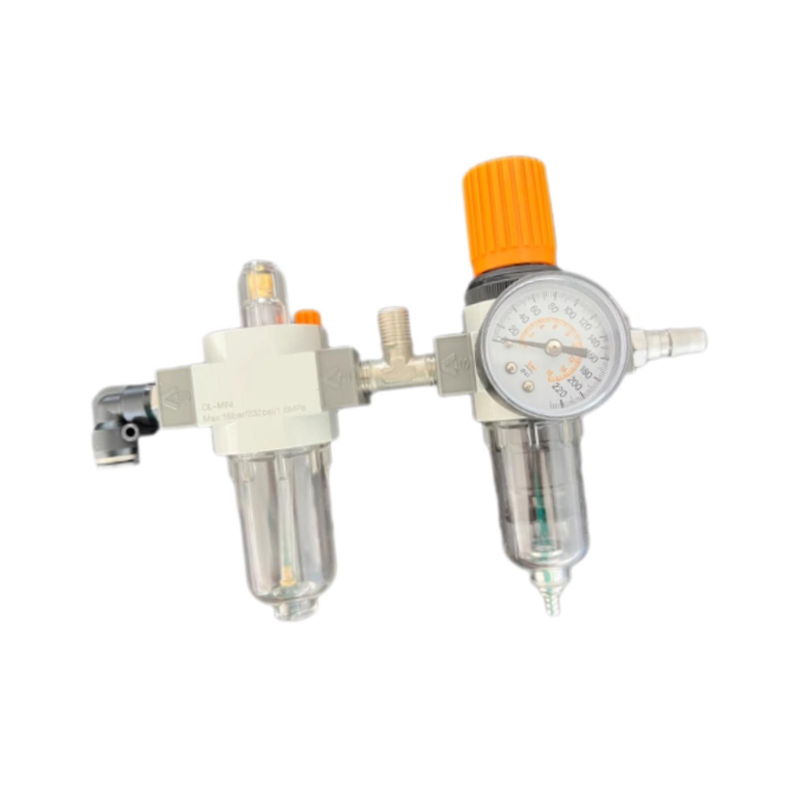 Auto Repair Shop Equipment - Separatore Olio-Acqua, Manometro in Plastica, Valvola