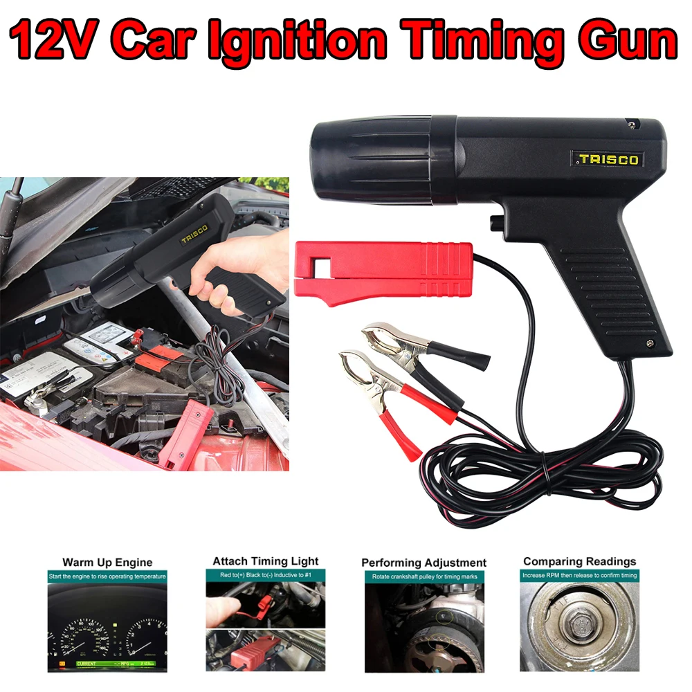 Timing Light Gun - 12V Auto Temporizzazione di Accensione Pistola