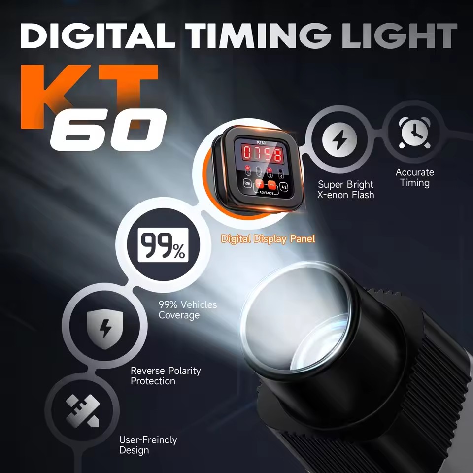 KZYEE KT60 Auto Digitale 2 e 4 - Timing Light Gun recensione e prezzo